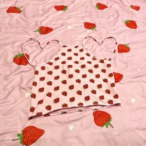 Strawberry Halter Top